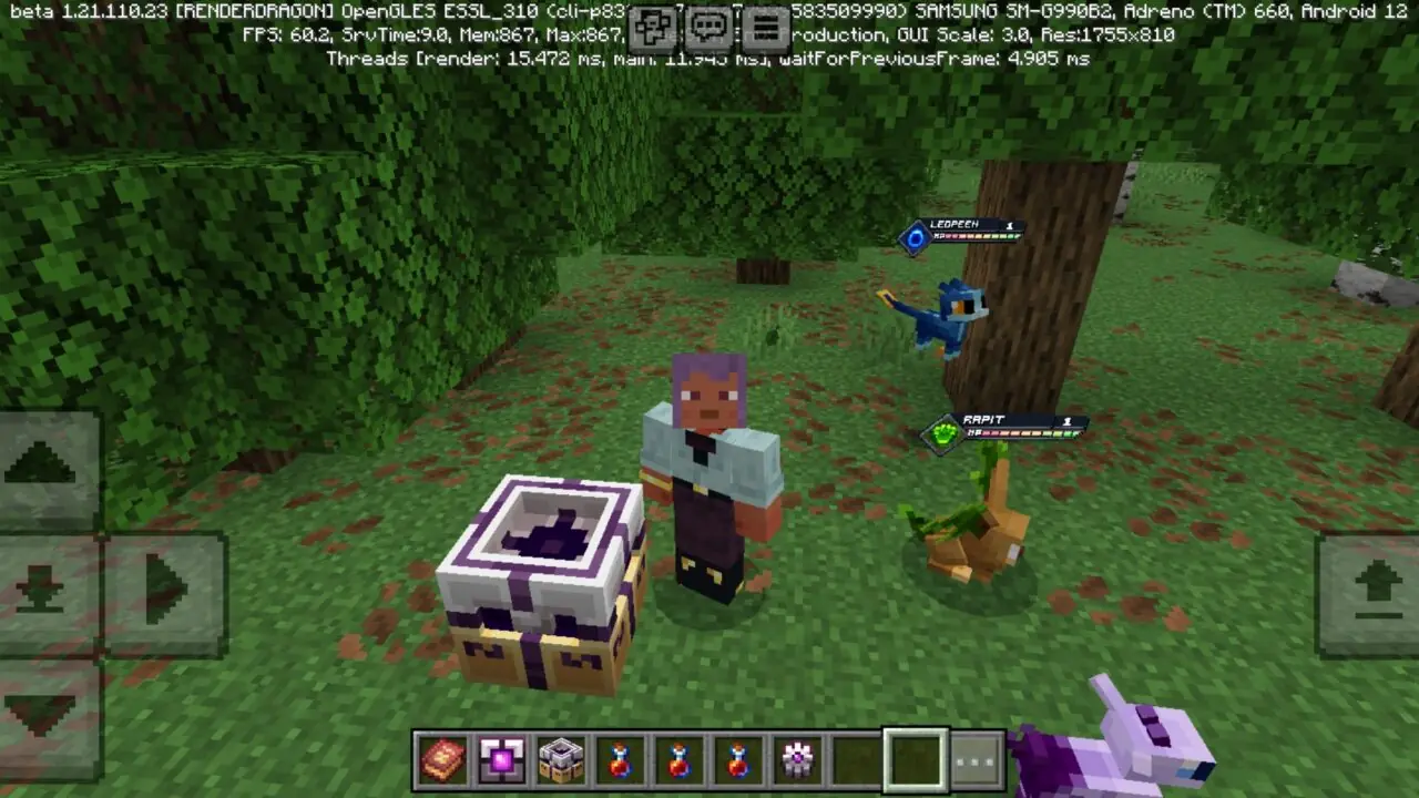 Craftymon Mod for Minecraft PE