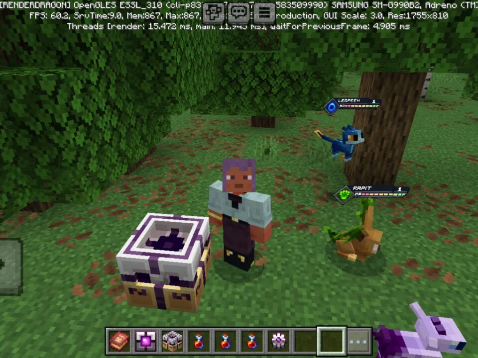 Craftymon Mod for Minecraft PE