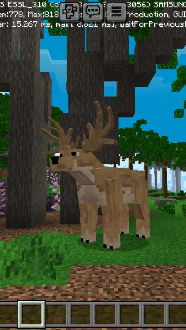 Deer from Plane Crash Map for Minecraft PE