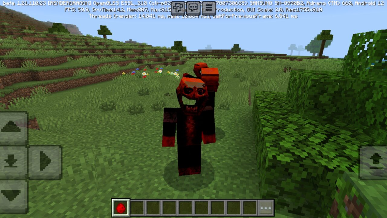 Enemies from In Your World Mod for Minecraft PE