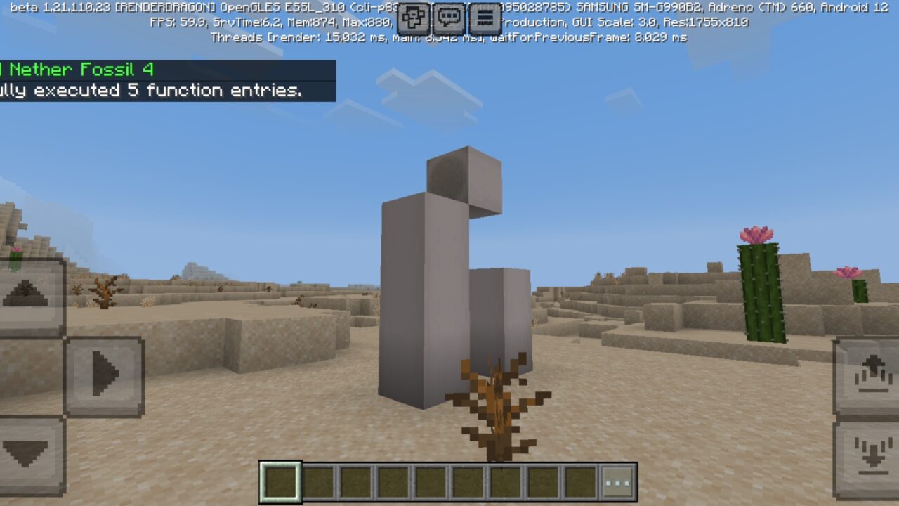 Entries from Nether Generator Mod for Minecraft PE