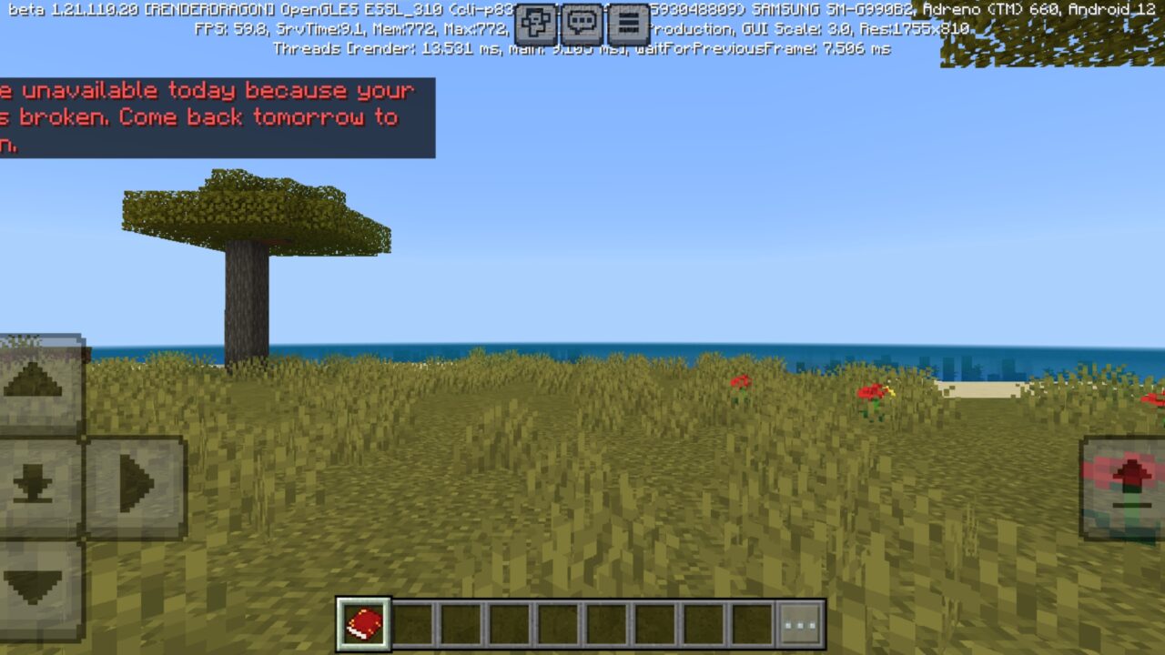 Error from Streak Up Mod for Minecraft PE