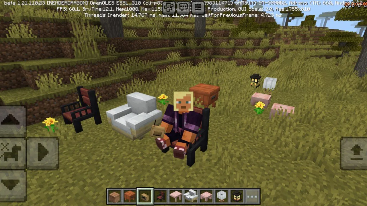 Fabulous Furniture Mod for Minecraft PE