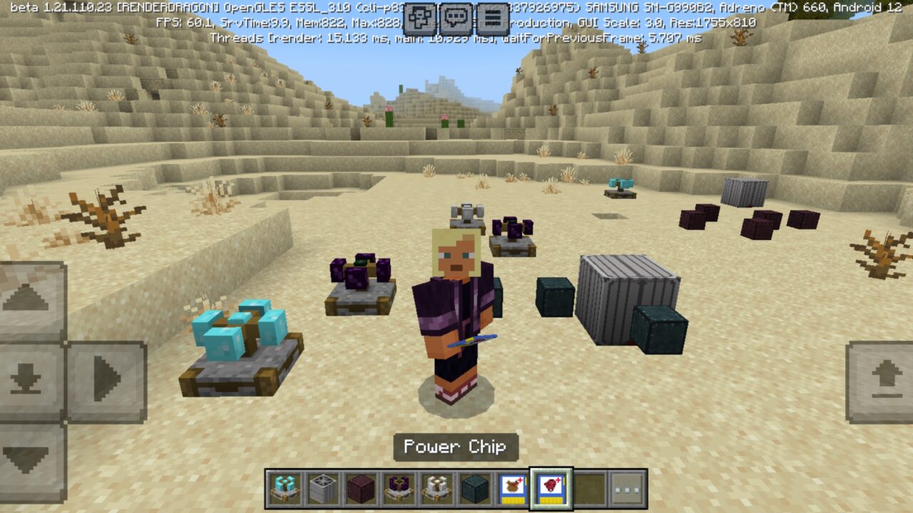 Fans and Grinders Mod for Minecraft PE