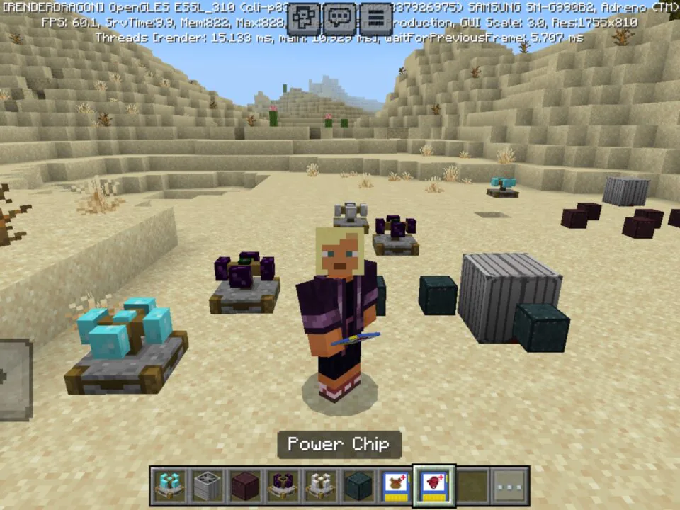 Fans and Grinders Mod for Minecraft PE