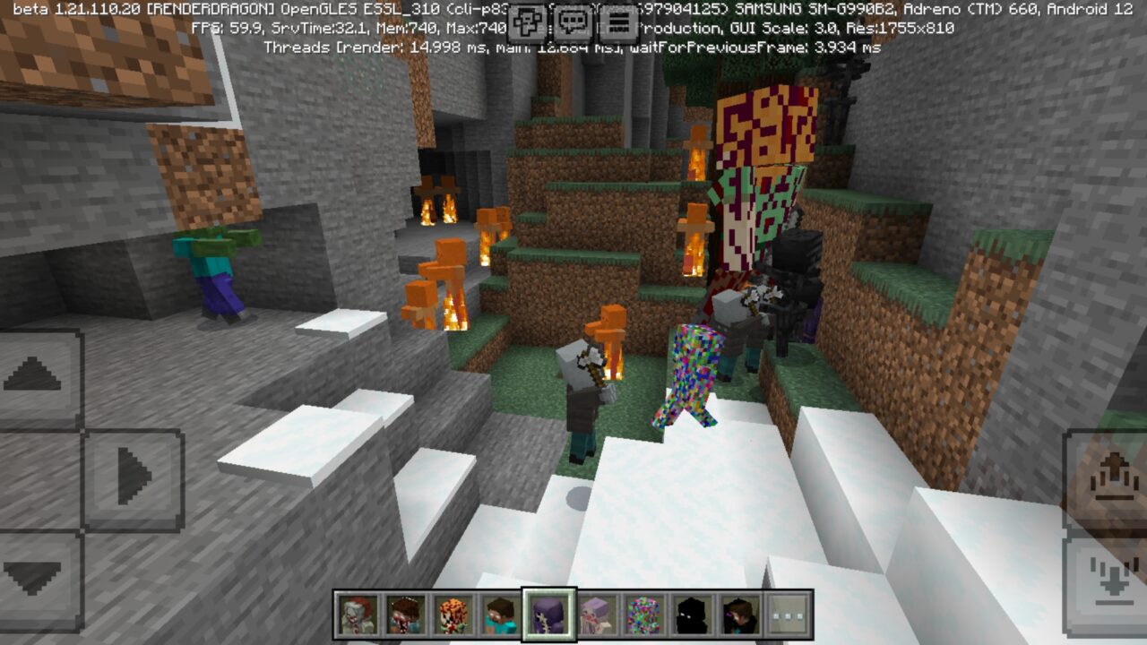 Fight from Herobrine Mod for Minecraft PE