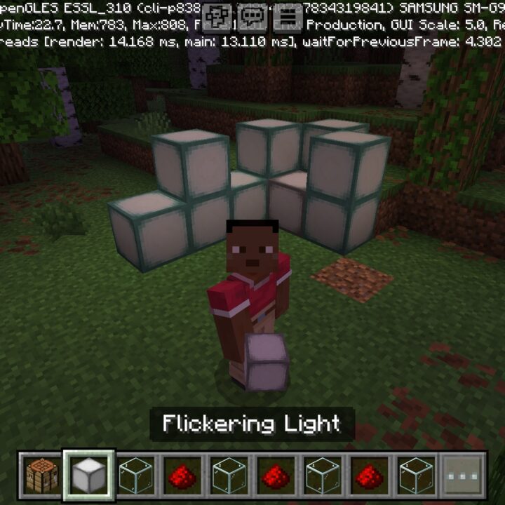 Flickering Lights Mod for Minecraft PE