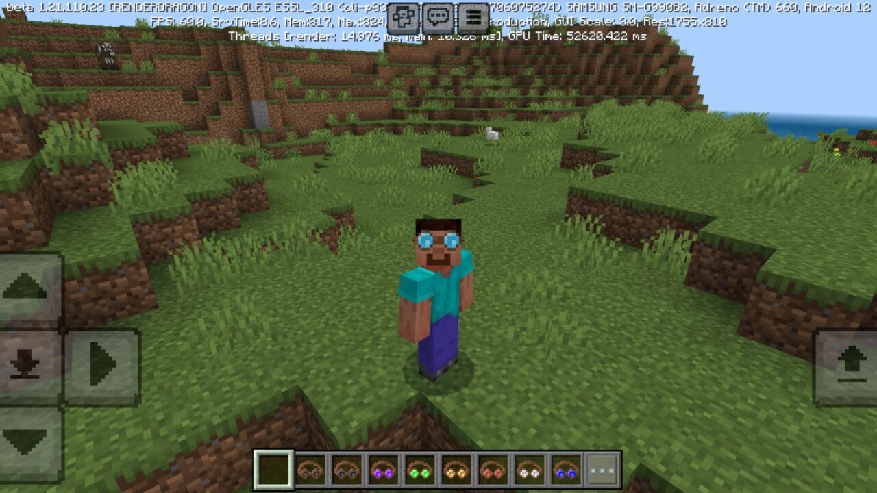 Glasses from Ore Finder Map for Minecraft PE