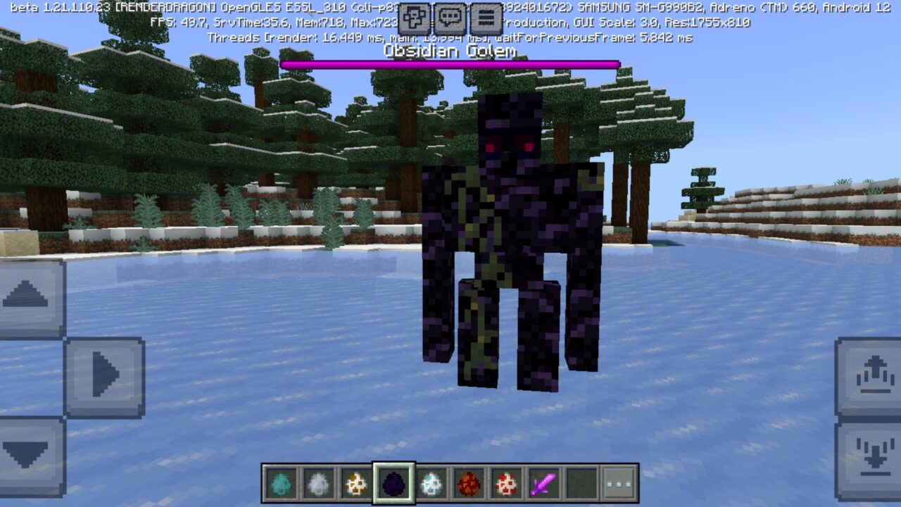 Golem from DecIsland Mod for Minecraft PE