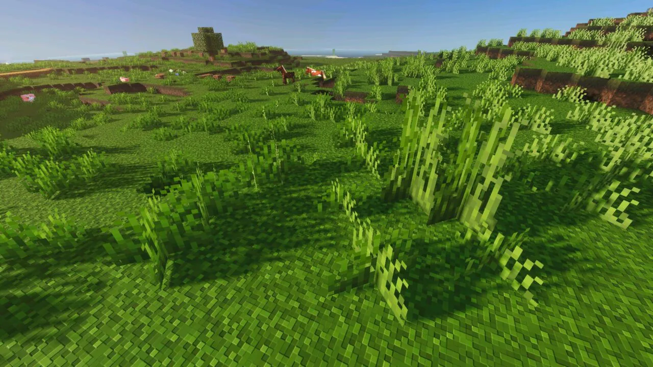 Grass from BSL Shaders for Minecraft PE