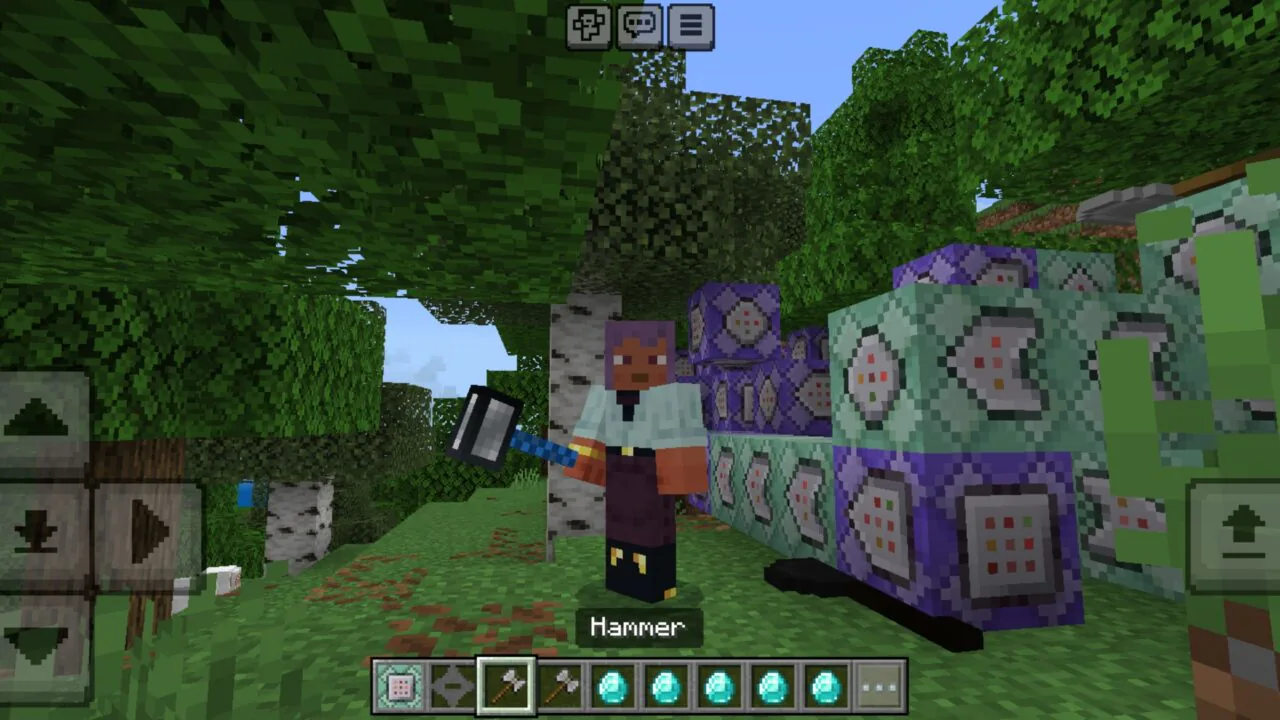 Hammer from Better Combat Mod for Minecraft PE