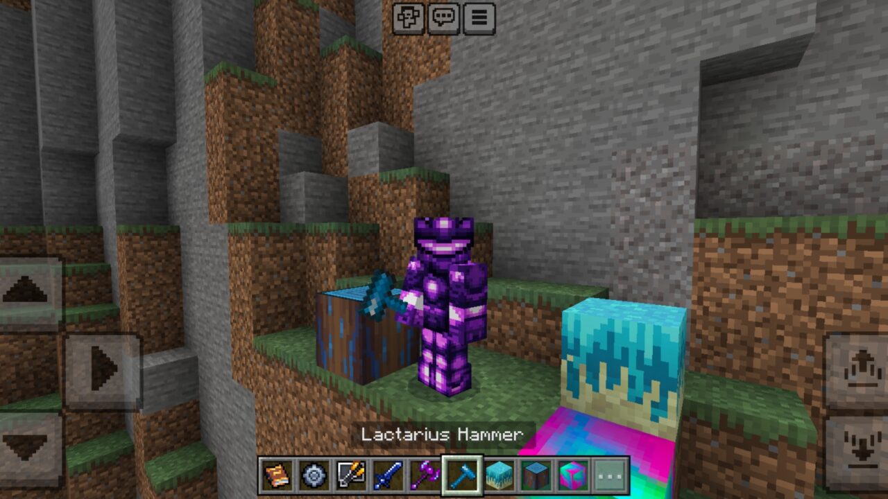 Hammer from Beyond the End Mod for Minecraft PE