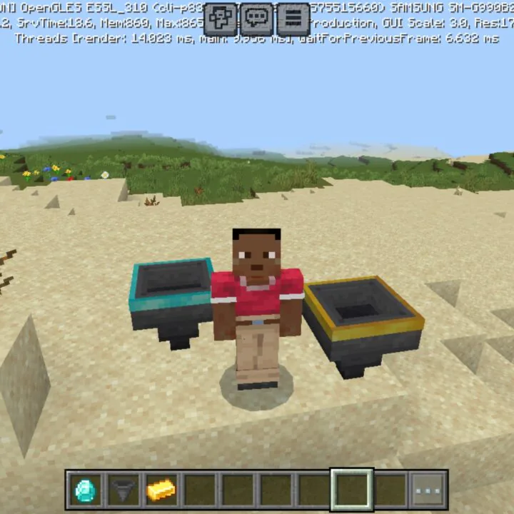 Hopper Mod for Minecraft PE