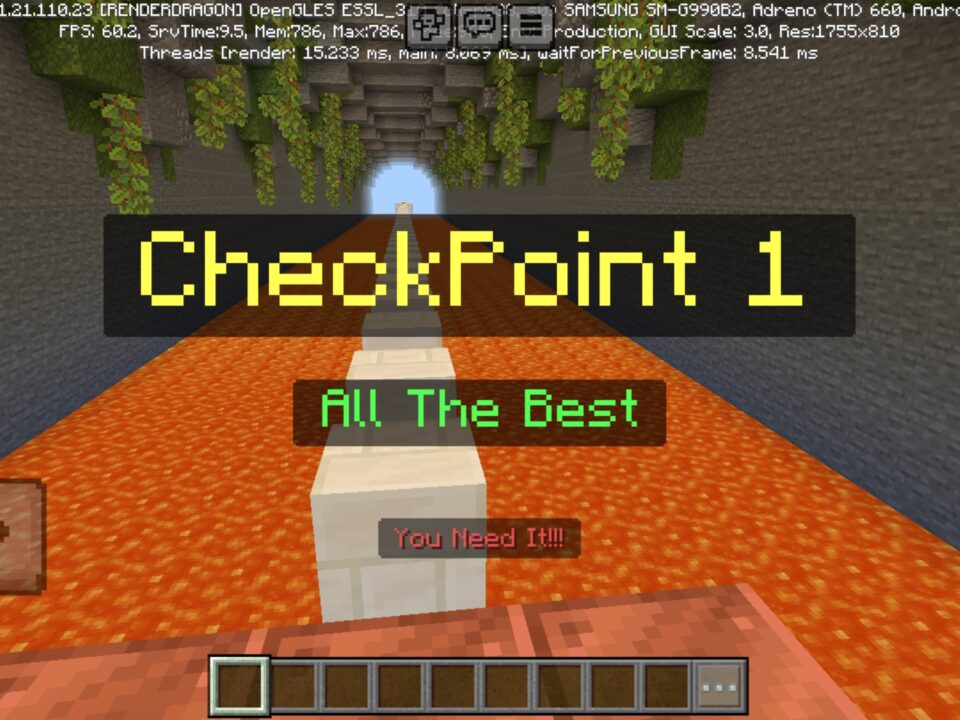 Impossible Parkour Map for Minecraft PE