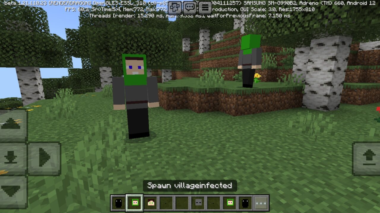 Infected from Crooked Mod for Minecraft PE