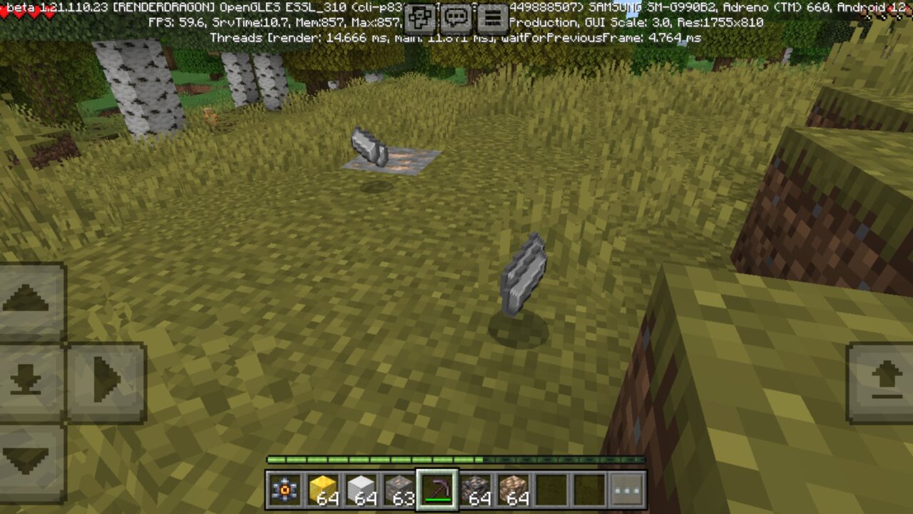Iron from AutoSmelt Mod for Minecraft PE