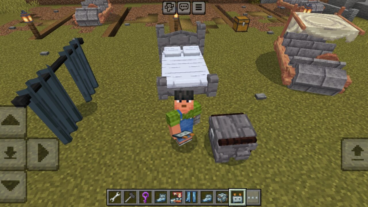 Items from Cave Furniture Mod for Minecraft PE
