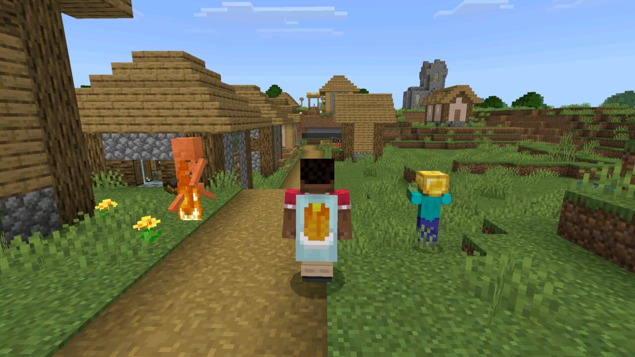 Minions from Herobrine Mod for Minecraft PE