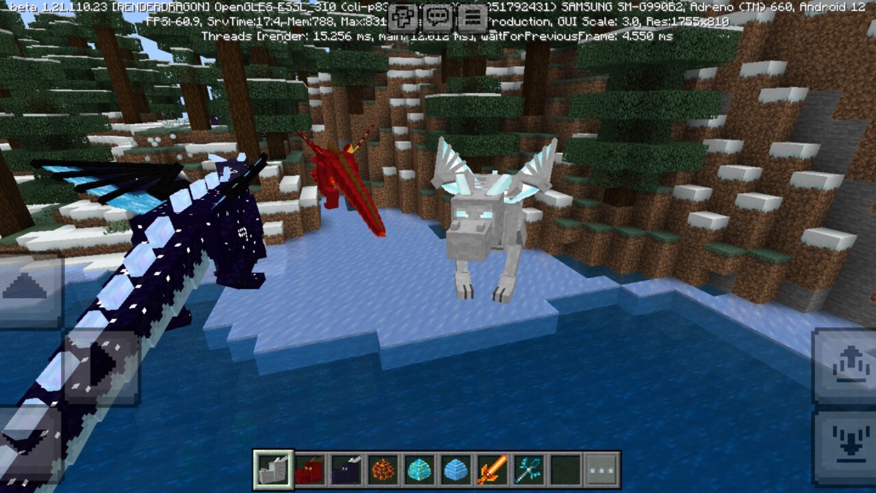 Mobs from Dragon Mounts 3 Mod for Minecraft PE