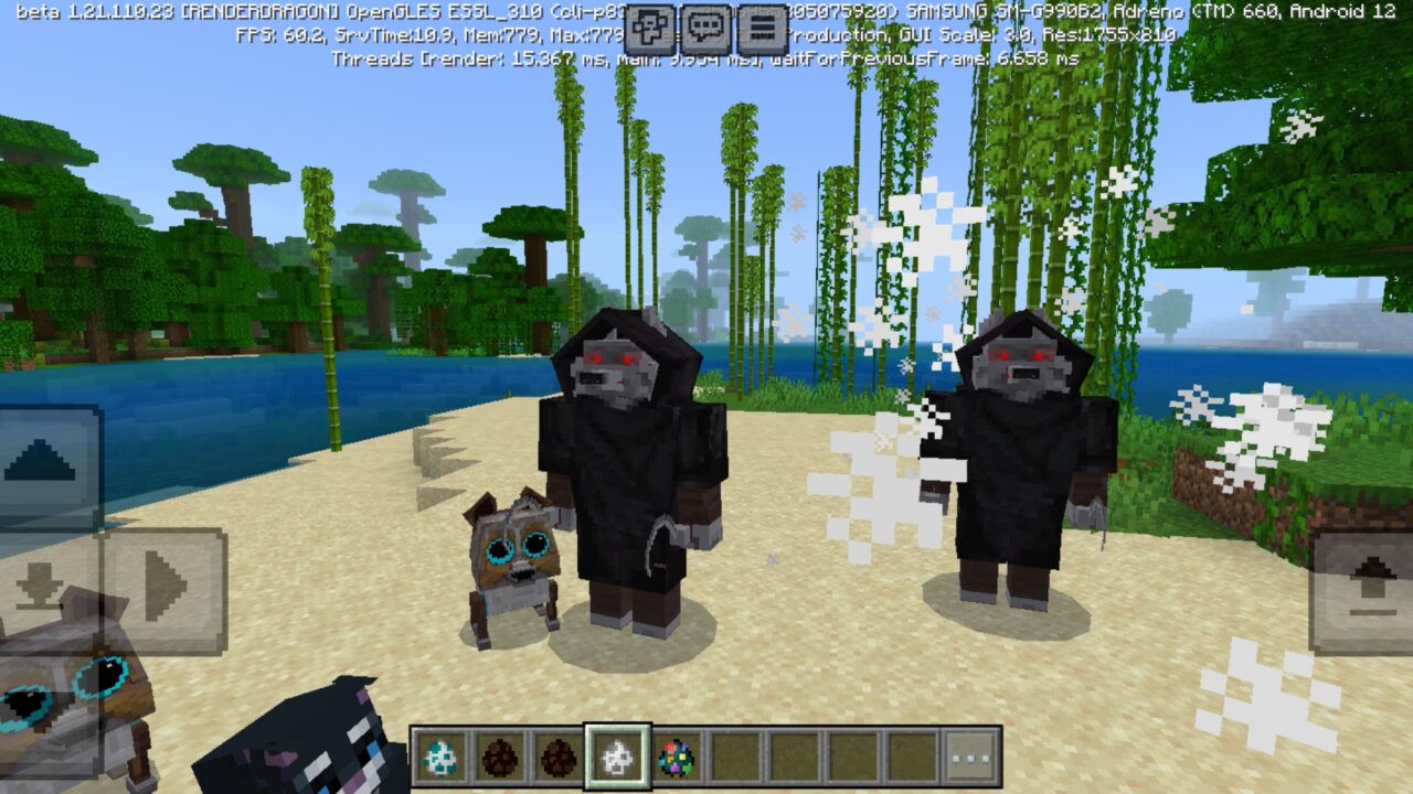 Mobs from Puss in Boots Mod for Minecraft PE