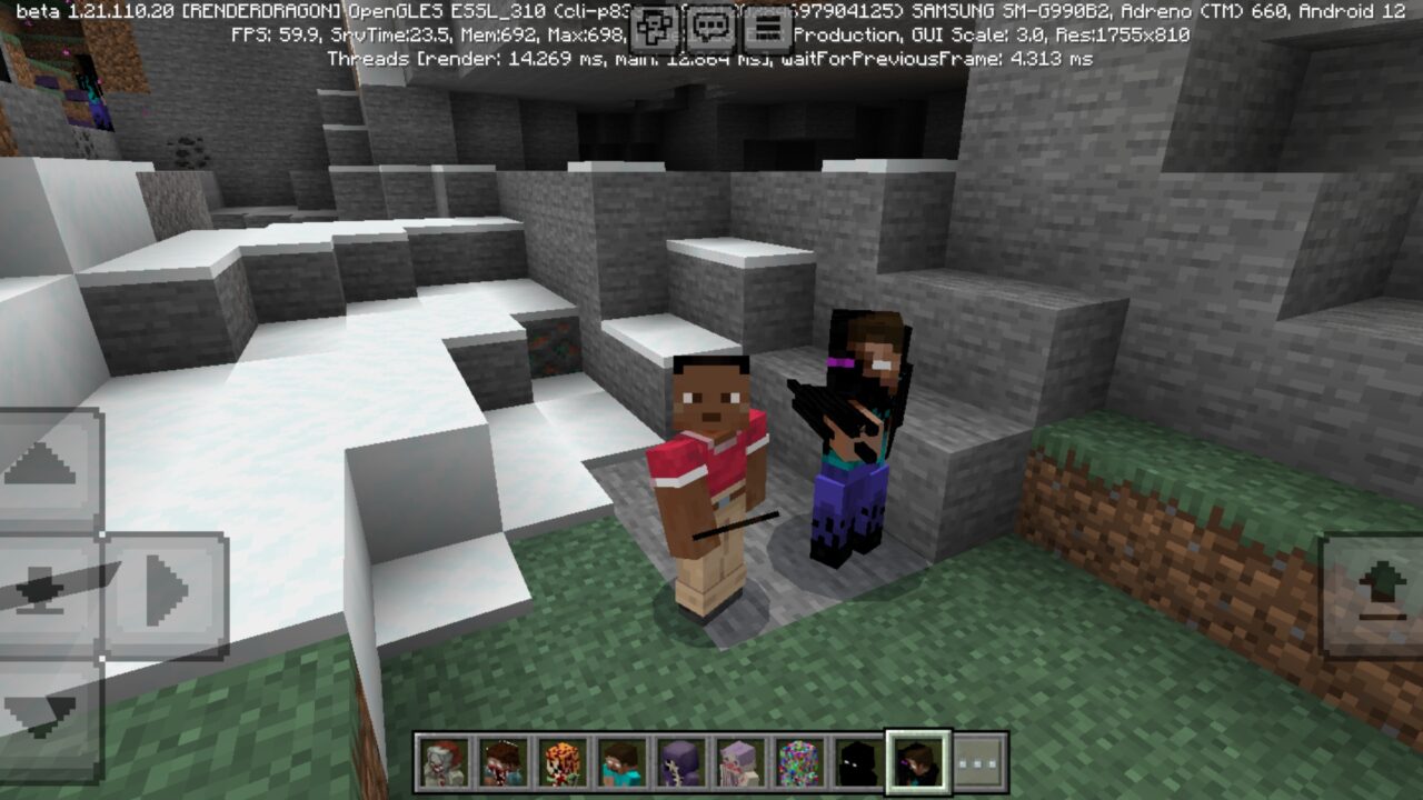 Monster from Herobrine Mod for Minecraft PE