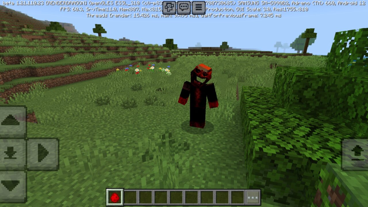 Monster from In Your World Mod for Minecraft PE