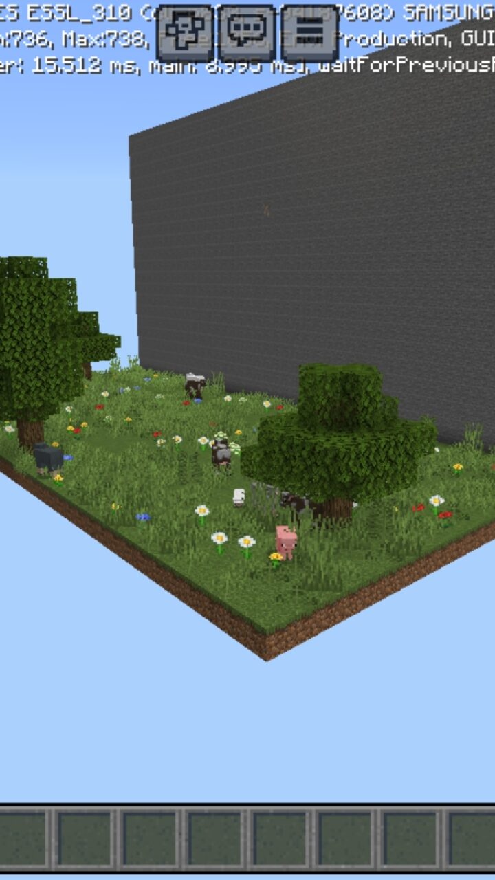 Nature from Cloud Survival Map for Minecraft PE