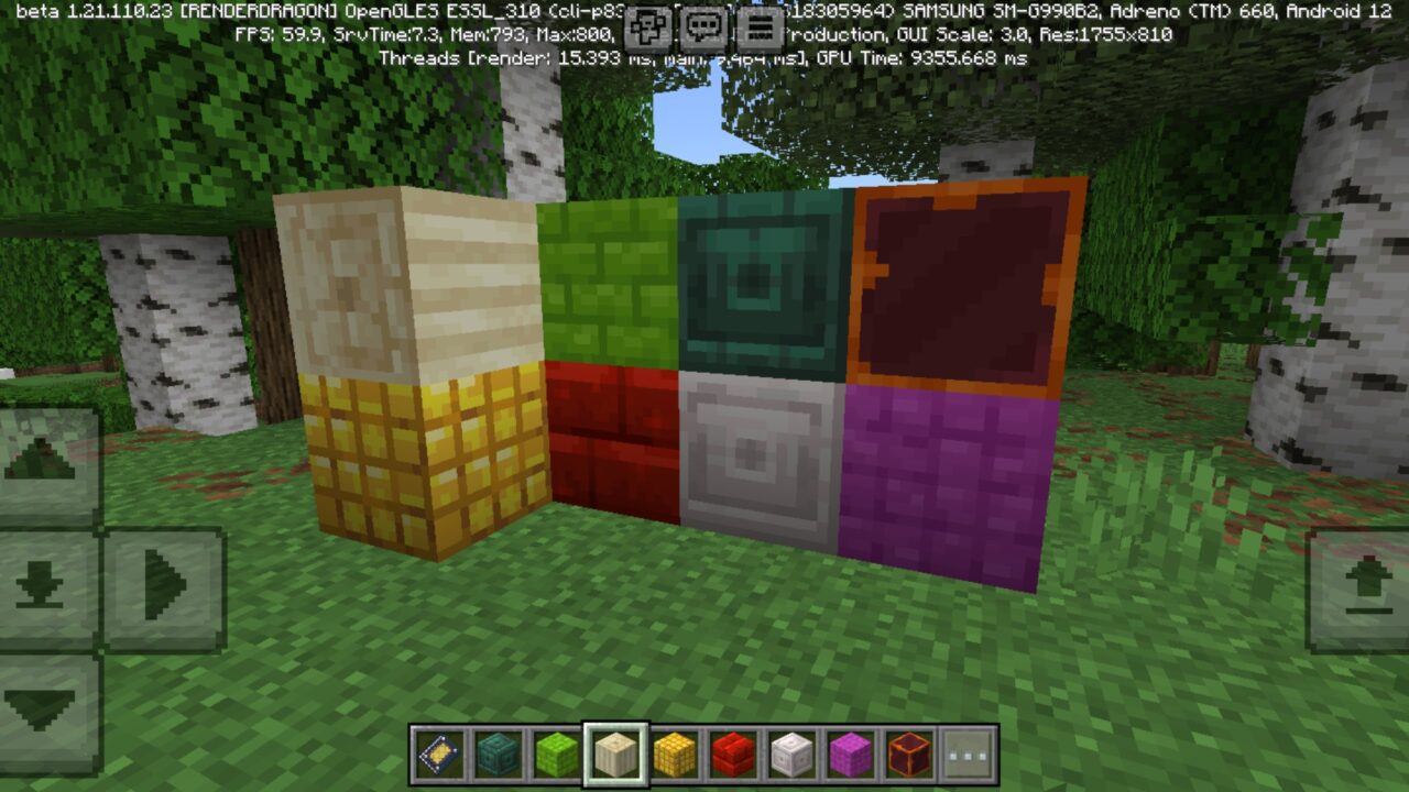 Bricks Mod for Minecraft PE