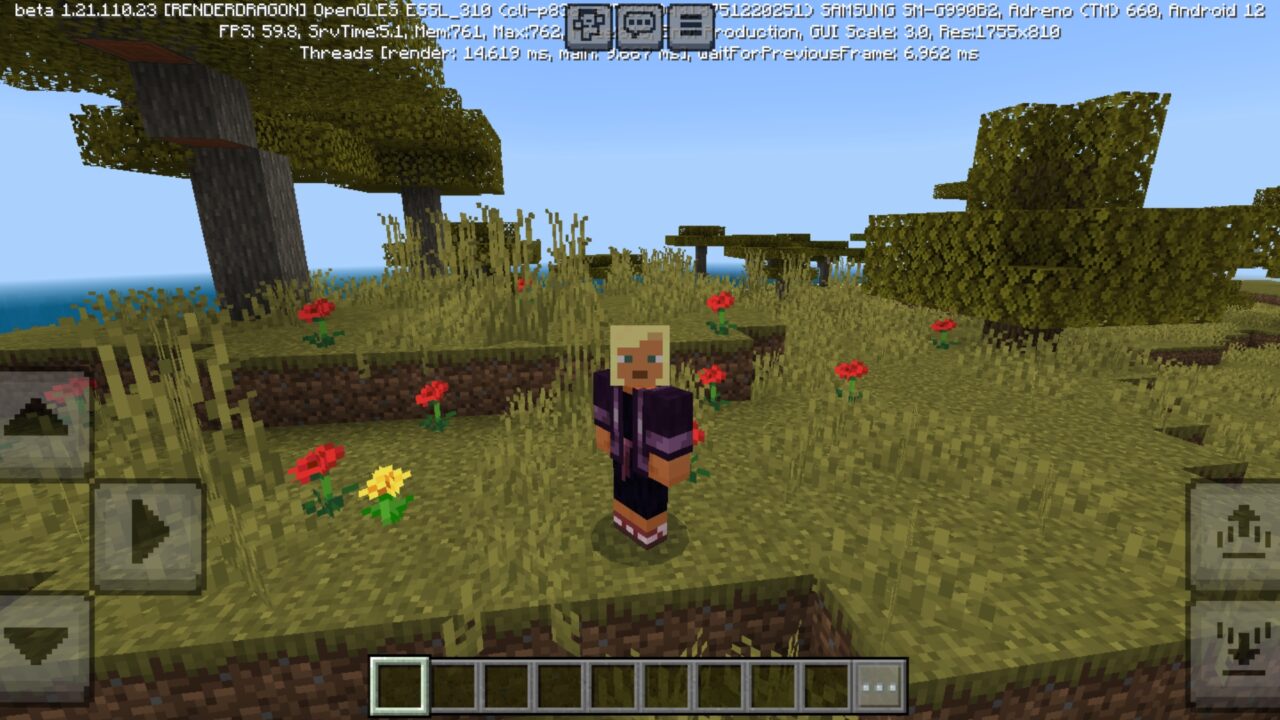No Hurt Cam Texture Pack for Minecraft PE