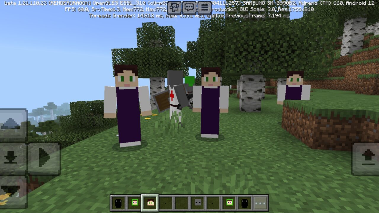 NPC from Crooked Mod for Minecraft PE