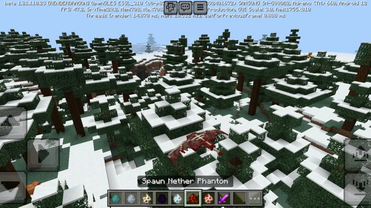 Phantom from DecIsland Mod for Minecraft PE