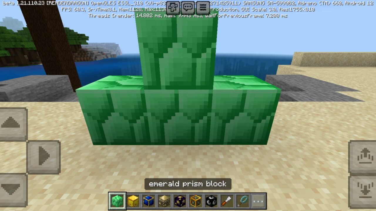 Prismarine from Chisel Mod for Minecraft PE