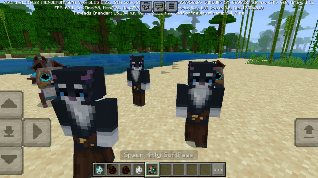 Softpaws from Puss in Boots Mod for Minecraft PE