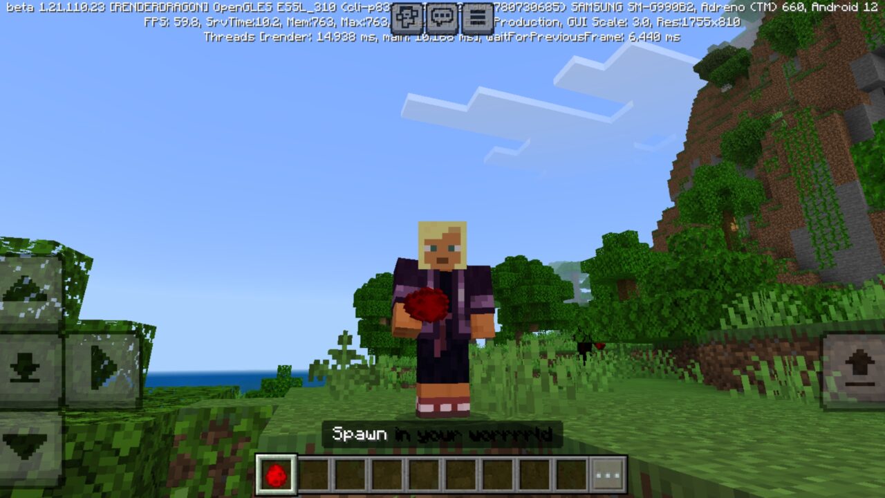 Spawn from In Your World Mod for Minecraft PE