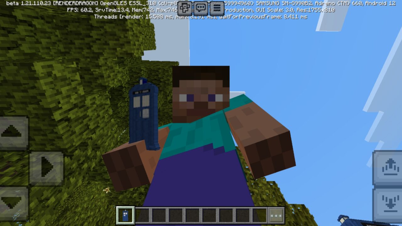 Spawn from Tardis Mod for Minecraft PE
