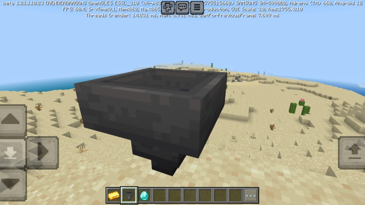 Start from Hopper Mod for Minecraft PE