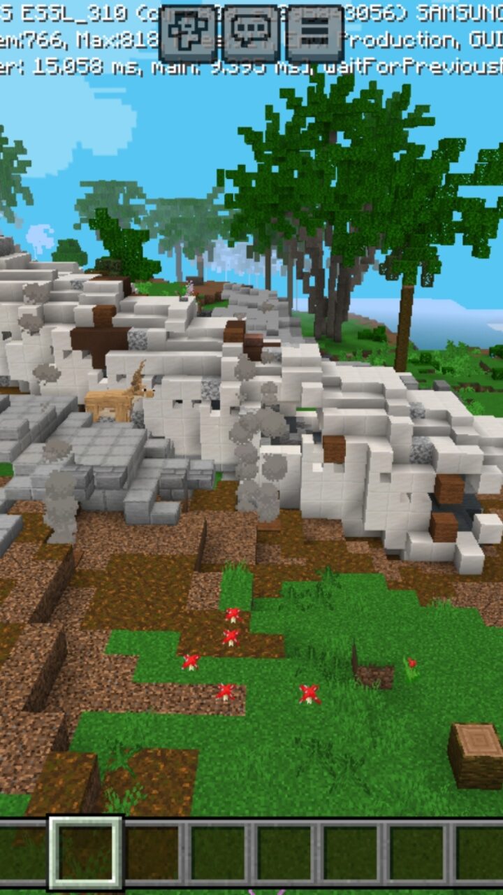 Start from Plane Crash Map for Minecraft PE