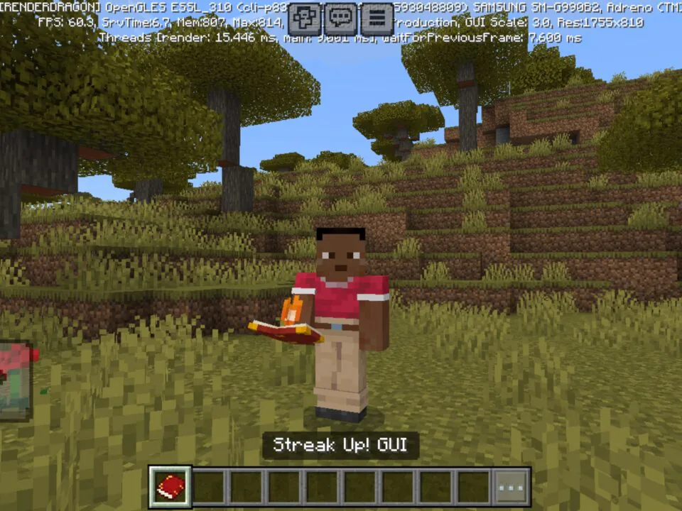 Streak Up Mod for Minecraft PE