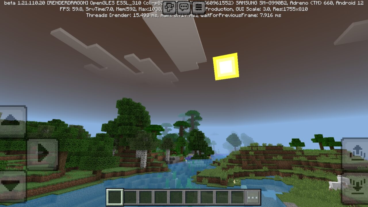 Sun from Solace Visuals Texture Pack for Minecraft PE
