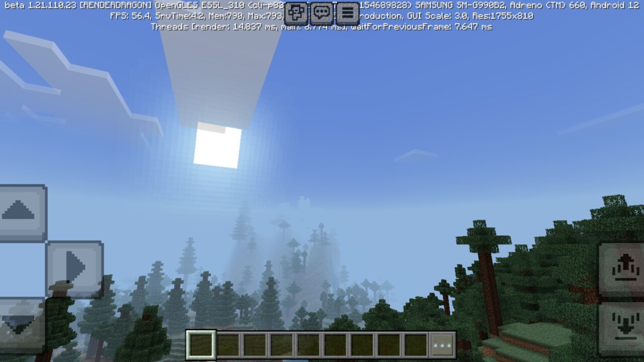 Sun from Xiao Visuals Texture Pack for Minecraft PE