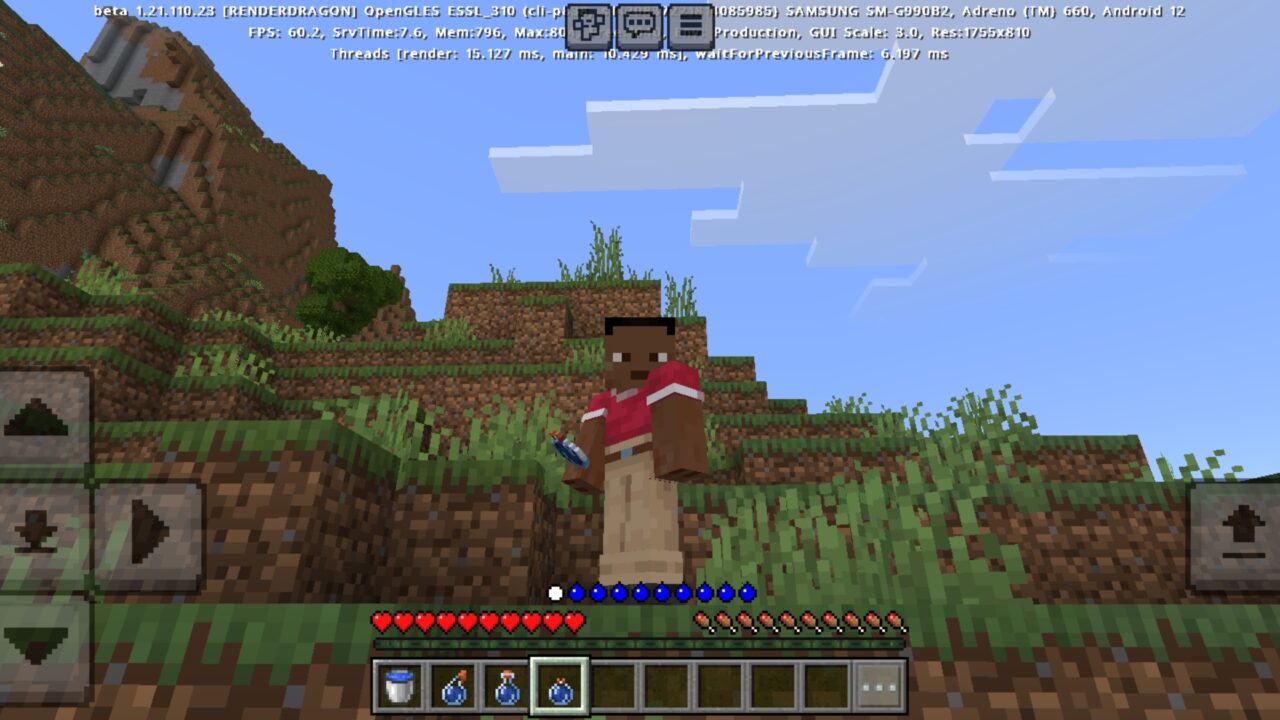 Thirst Mod for Minecraft PE