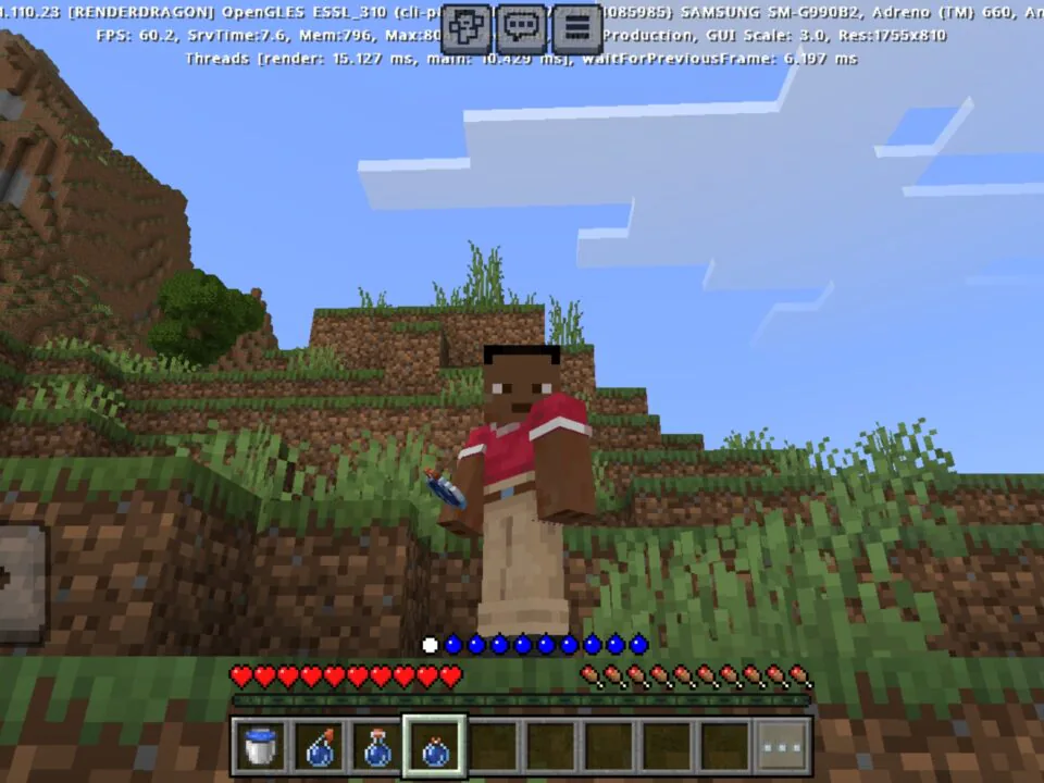 Thirst Mod for Minecraft PE