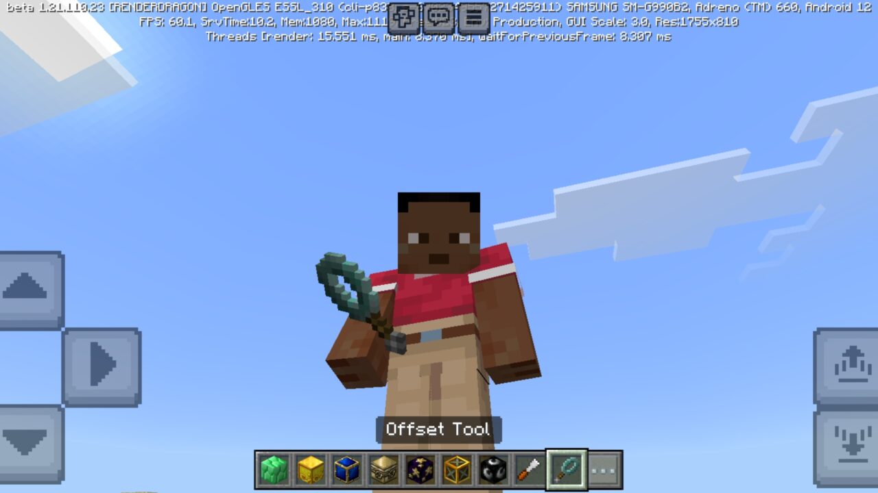 Tool from Chisel Mod for Minecraft PE