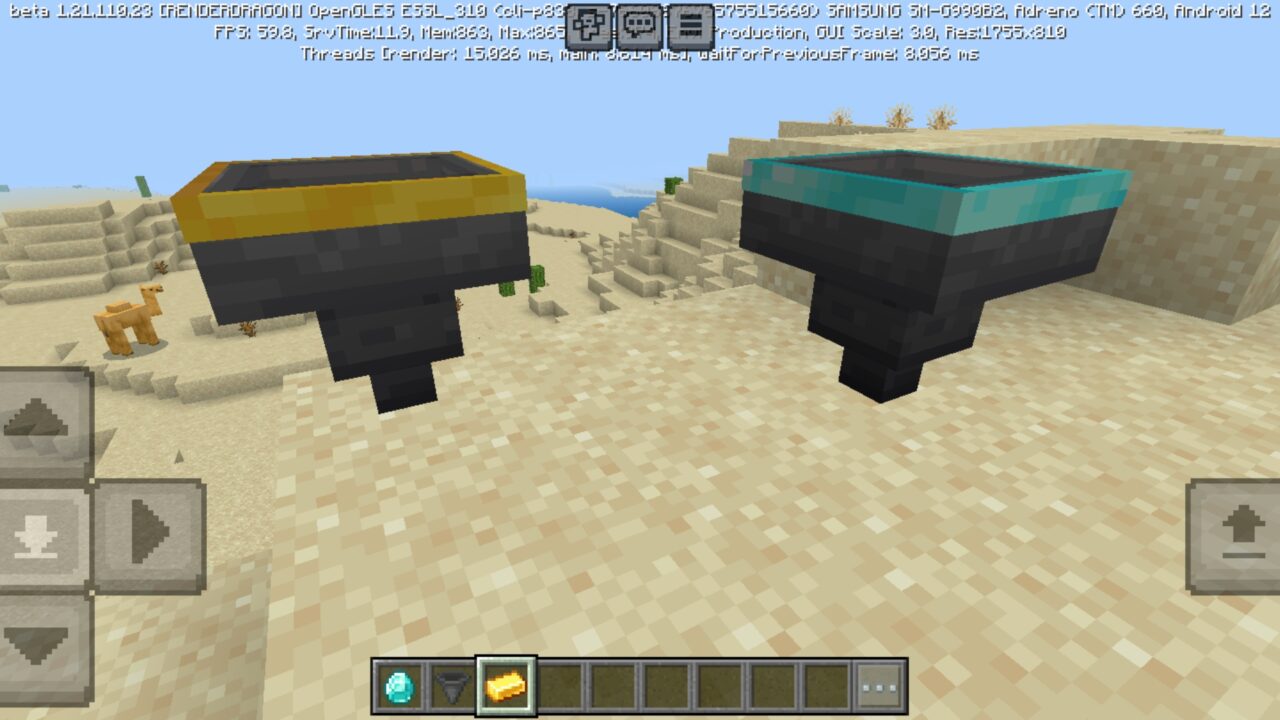Variants from Hopper Mod for Minecraft PE