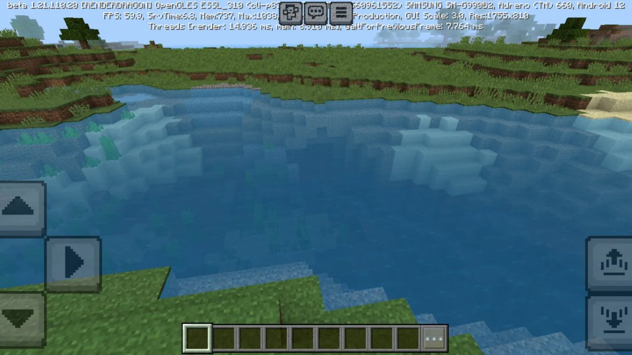 Water from Solace Visuals Texture Pack for Minecraft PE
