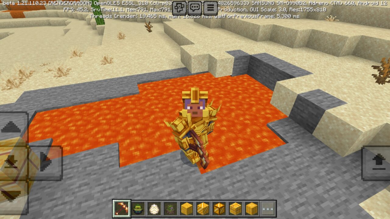 Weapon from Mythic Mobs Mod for Minecraft PE