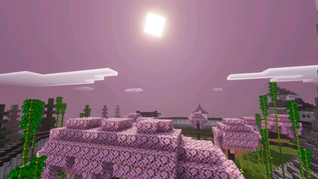 Sun from Xiao Visuals Texture Pack for Minecraft PE