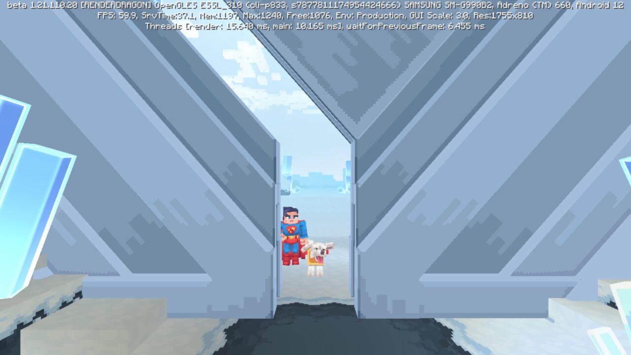 Adventures from Superman Map for Minecraft PE