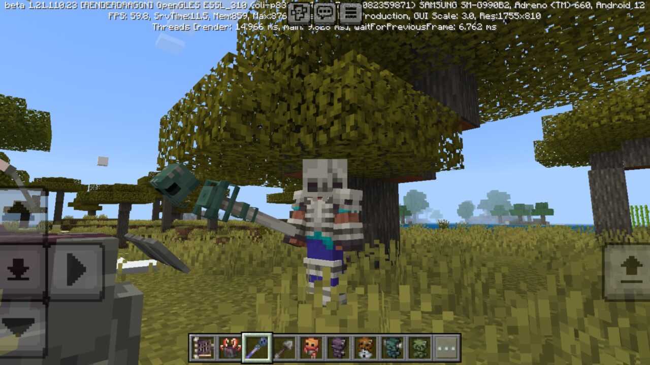 Armor from Stitched Monsters Mod for Minecraft PE