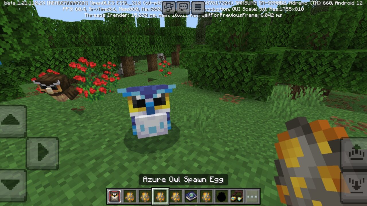 Azure from Owls Mod for Minecraft PE